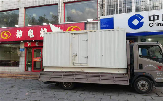 和庆镇出租发电机施工案例